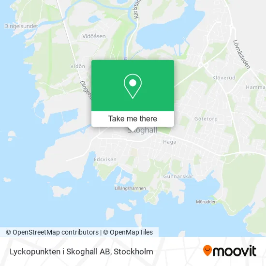 Lyckopunkten i Skoghall AB map