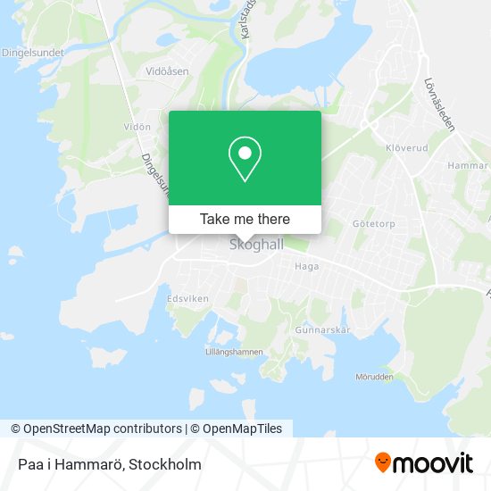 Paa i Hammarö map