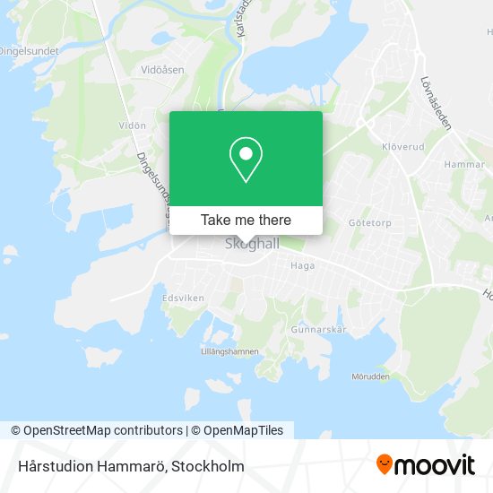 Hårstudion Hammarö map