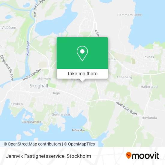 Jennvik Fastighetsservice map