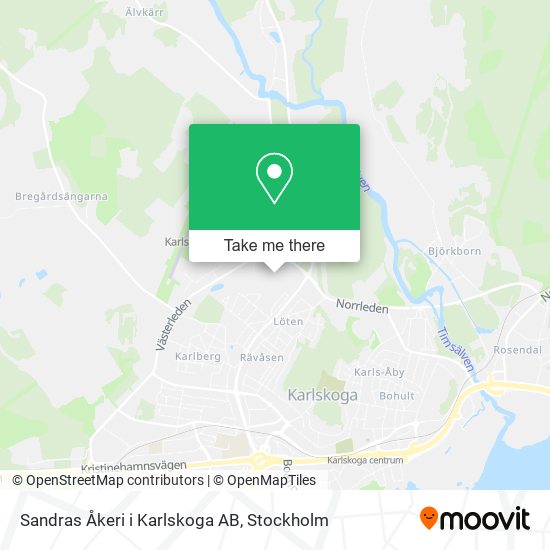 Sandras Åkeri i Karlskoga AB map