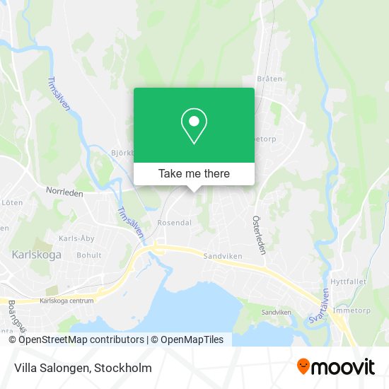 Villa Salongen map