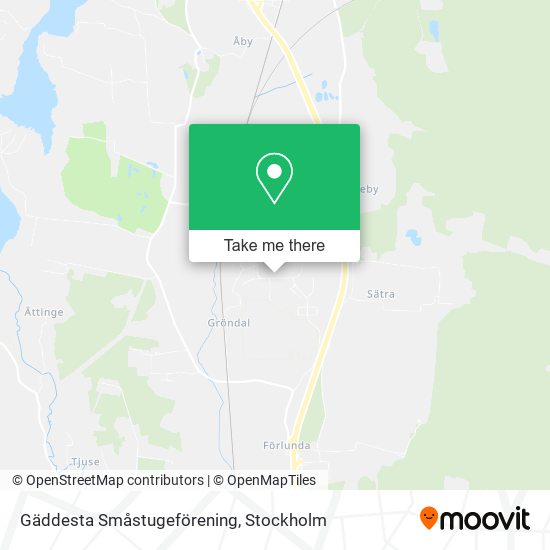 Gäddesta Småstugeförening map