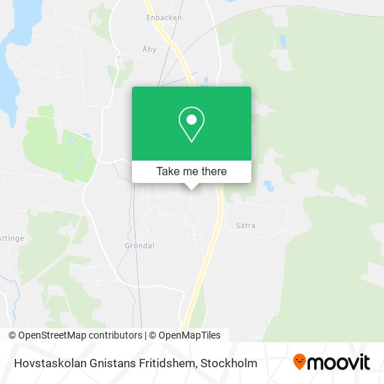 Hovstaskolan Gnistans Fritidshem map