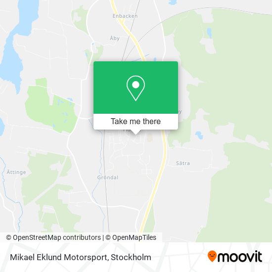 Mikael Eklund Motorsport map