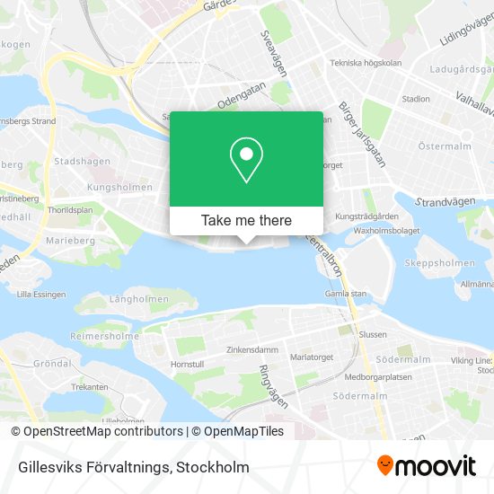 Gillesviks Förvaltnings map