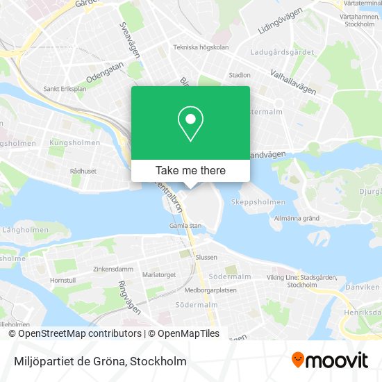 Miljöpartiet de Gröna map
