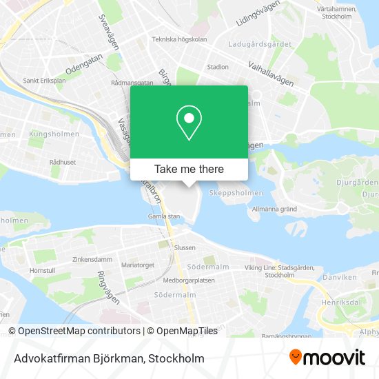 Advokatfirman Björkman map