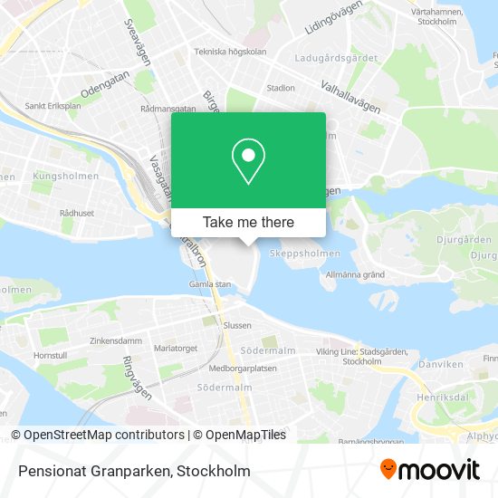 Pensionat Granparken map