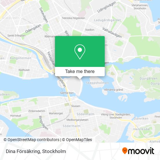 Dina Försäkring map