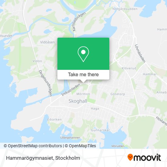 Hammarögymnasiet map