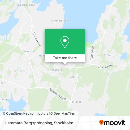 Hammarö Bergsprängning map