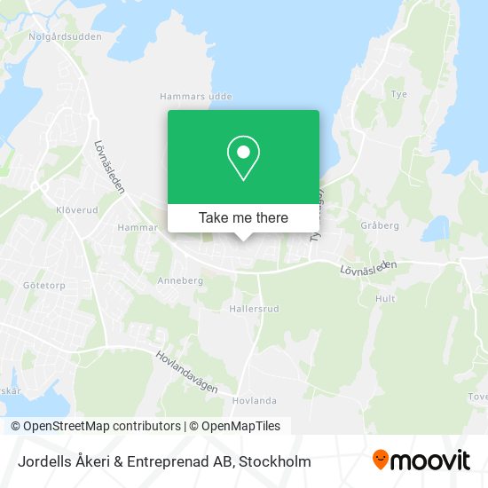 Jordells Åkeri & Entreprenad AB map
