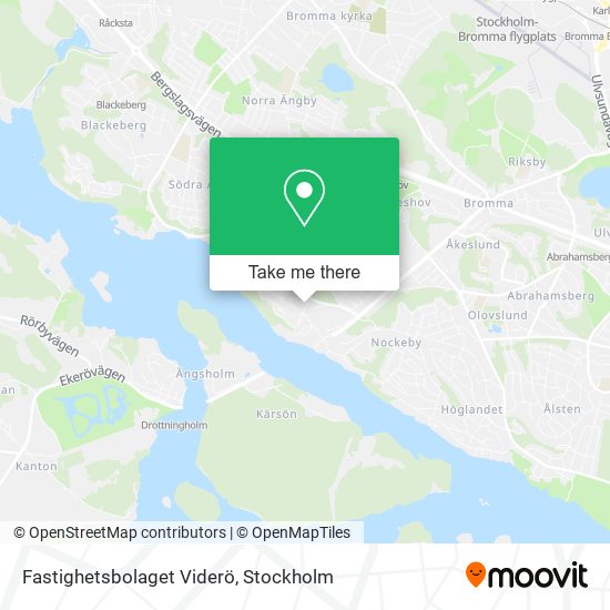 Fastighetsbolaget Viderö map