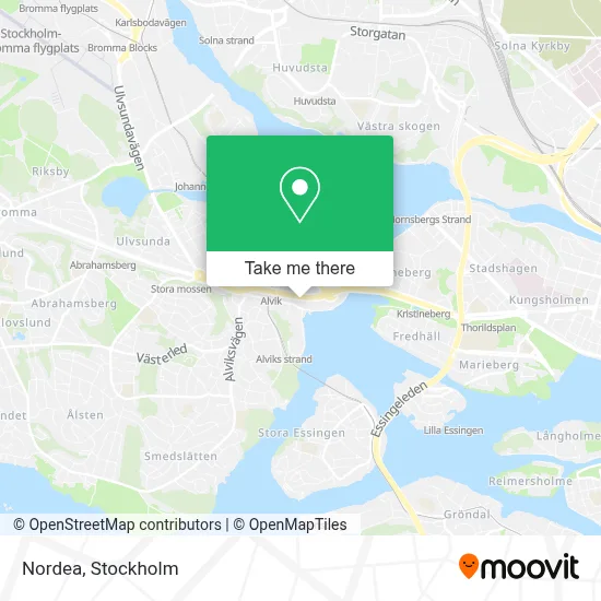 Nordea map