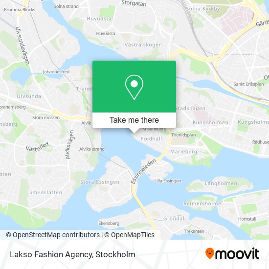 Lakso Fashion Agency map