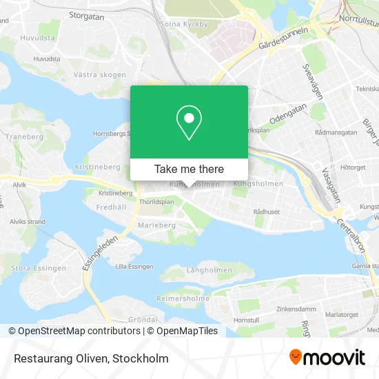 Restaurang Oliven map
