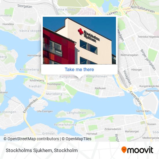 Stockholms Sjukhem map