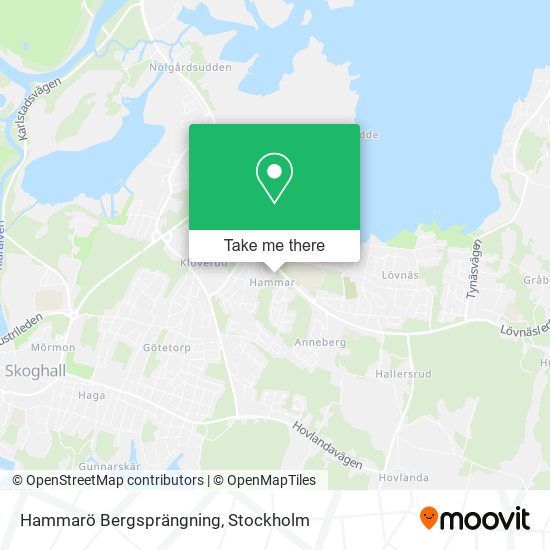 Hammarö Bergsprängning map