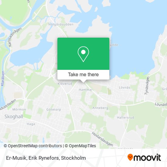 Er-Musik, Erik Rynefors map