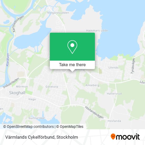 Värmlands Cykelförbund map