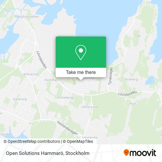 Open Solutions Hammarö map