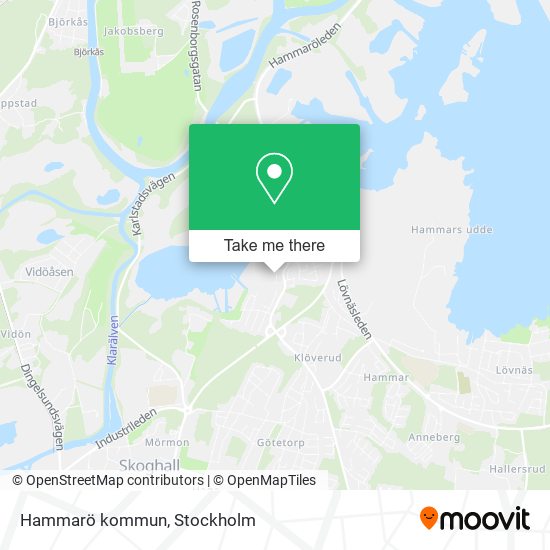 Hammarö kommun map