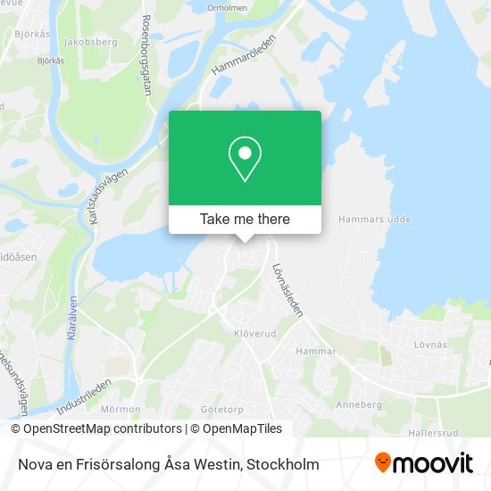 Nova en Frisörsalong Åsa Westin map