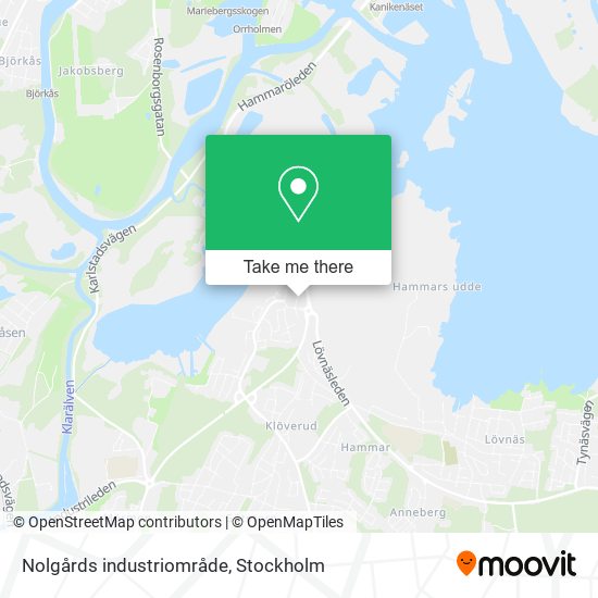 Nolgårds industriområde map