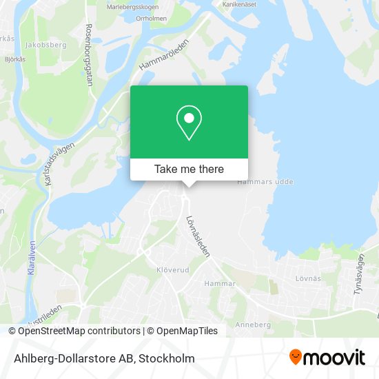 Ahlberg-Dollarstore AB map