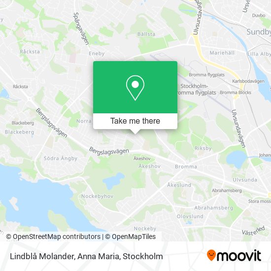 Lindblå Molander, Anna Maria map