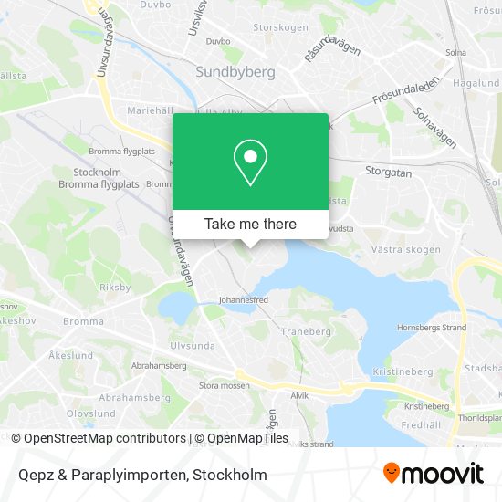 Qepz & Paraplyimporten map