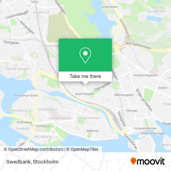 Swedbank map