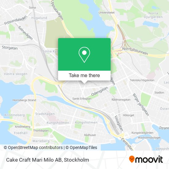 Cake Craft Mari Milo AB map
