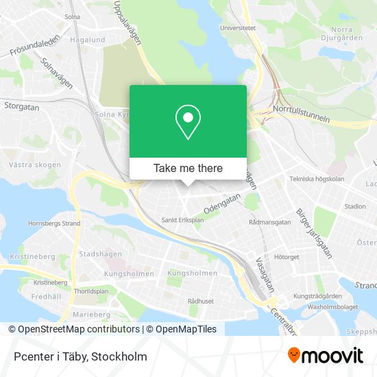 Pcenter i Täby map