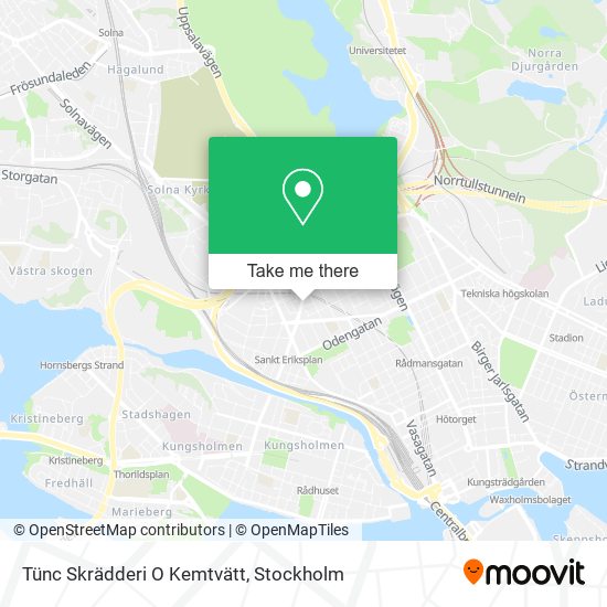 Tünc Skrädderi O Kemtvätt map