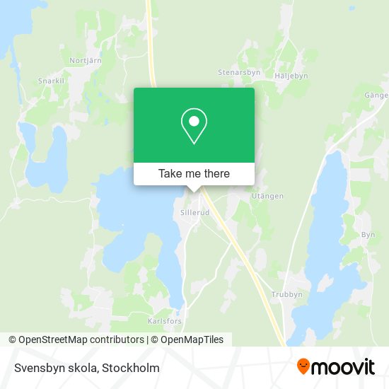 Svensbyn skola map