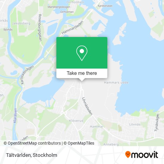 Tältvärlden map