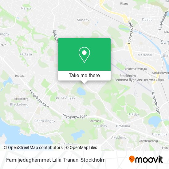 Familjedaghemmet Lilla Tranan map