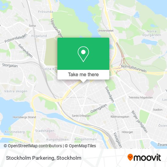 Stockholm Parkering map