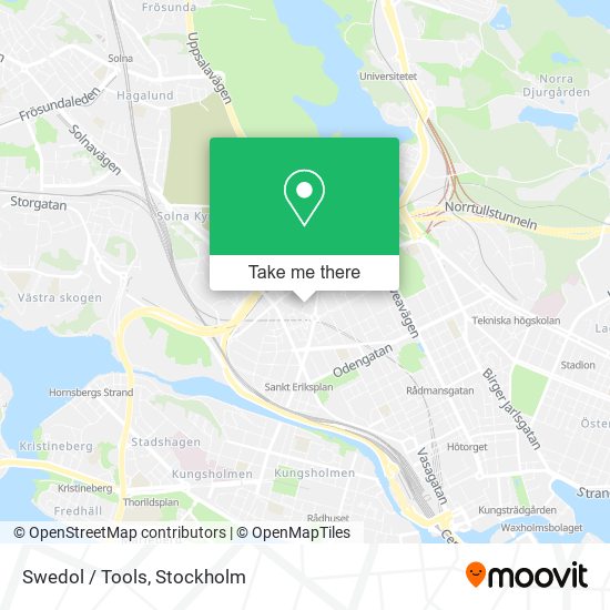 Swedol / Tools map