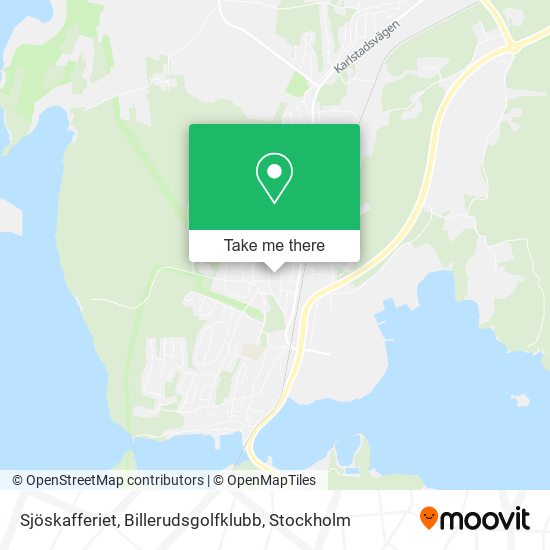 Sjöskafferiet, Billerudsgolfklubb map