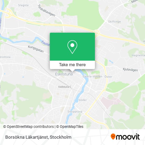 Borsökna Läkartjänst map