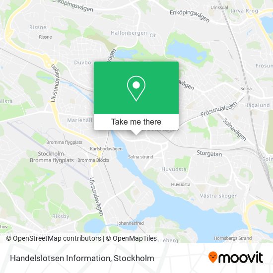 Handelslotsen Information map