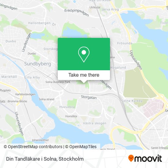 Din Tandläkare i Solna map