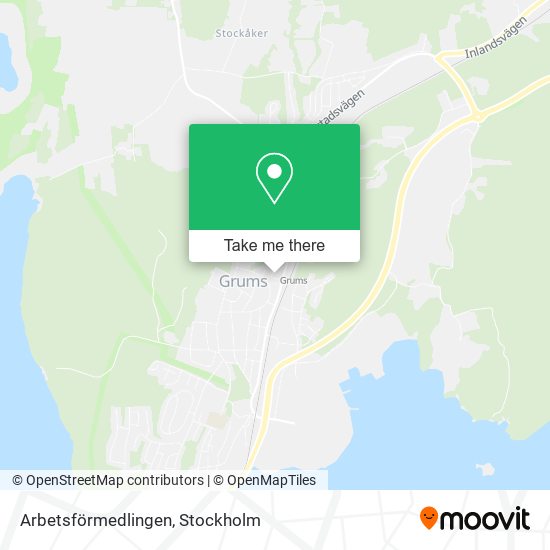 Arbetsförmedlingen map