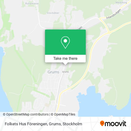 Folkets Hus Föreningen, Grums map