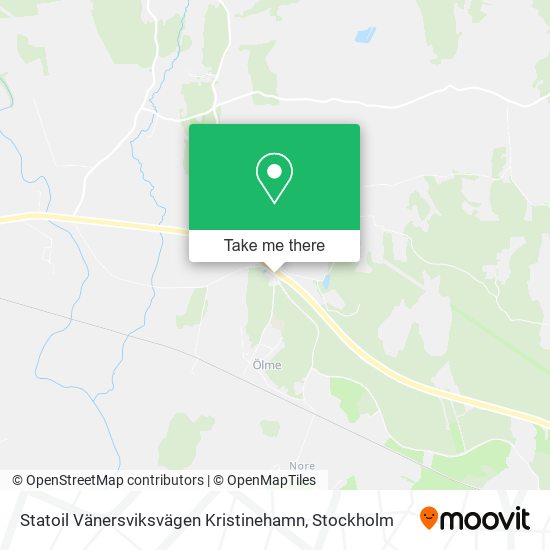 Statoil Vänersviksvägen Kristinehamn map