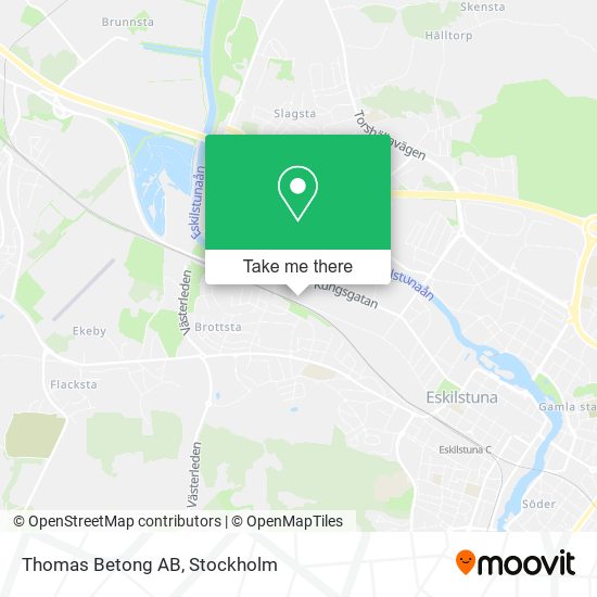 Thomas Betong AB map