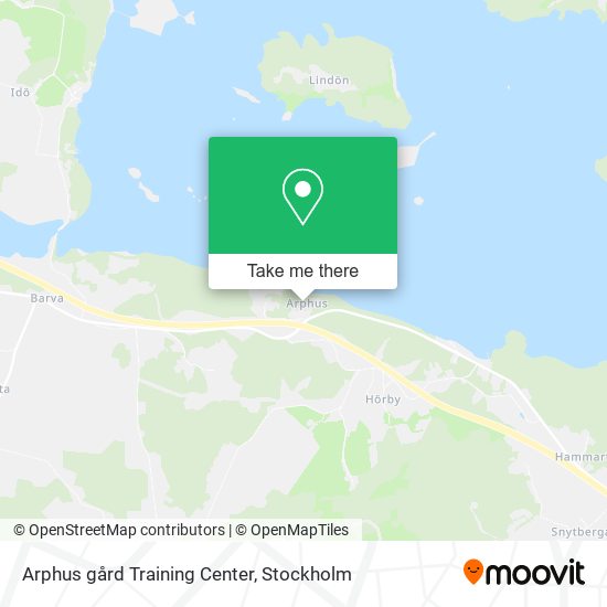 Arphus gård Training Center map